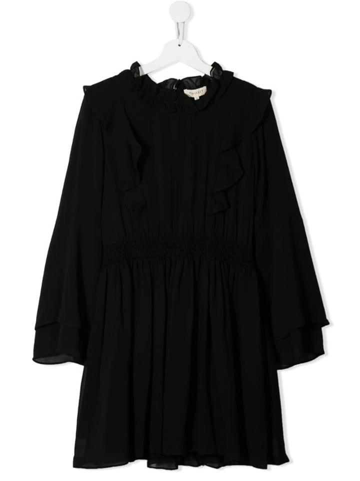Twin-set Teen Layered Party Dress - Black