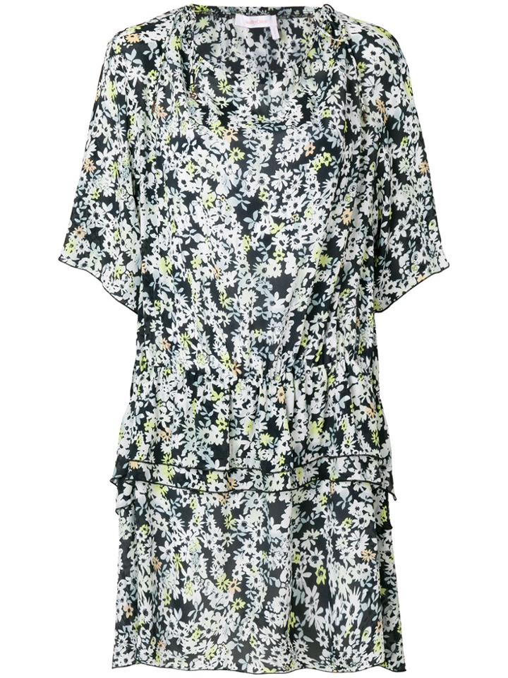 See By Chloé Floral Print Dress - Multicolour