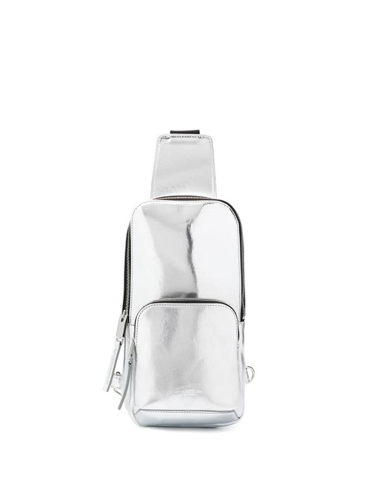1017 Alyx 9sm Metallic Cross-body Bag - Silver