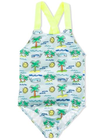 Stella Mccartney Kids Sunnee Swimsuit, Girl's, Size: 10 Yrs, Blue