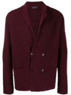 Roberto Collina Knitted Cardigan - Red