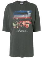 Balenciaga Oversized Paris Printed T-shirt - Grey