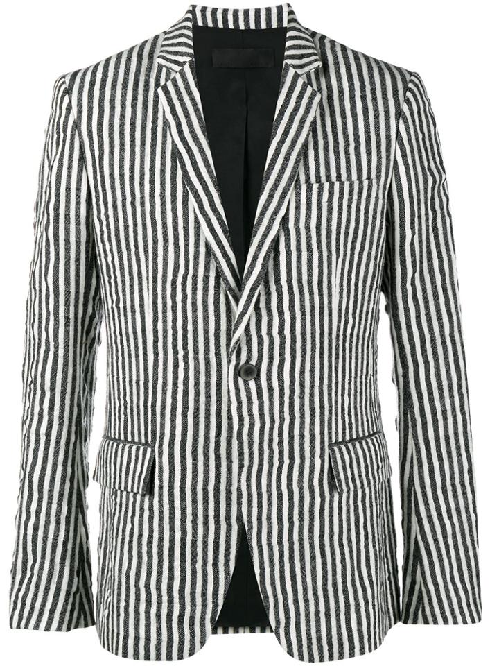 Haider Ackermann Campins Striped Blazer - Black