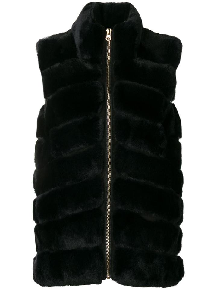 N.peal Reversible Gilet - Black