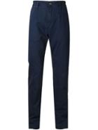 7 For All Mankind 'the Chino' Trousers, Men's, Size: 34, Blue, Polyester/spandex/elastane/cotton