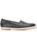 Giuseppe Zanotti Design Crocodile Effect Espadrilles