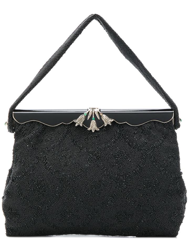 Rewind Vintage Affairs Beaded Evening Bag - Black