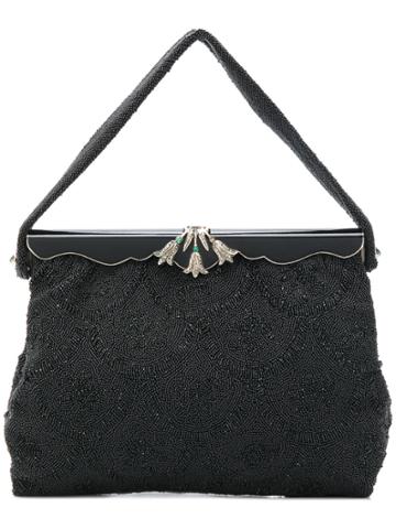 Rewind Vintage Affairs Beaded Evening Bag - Black