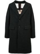 Ziggy Chen Oversized Single-breasted Coat - Black