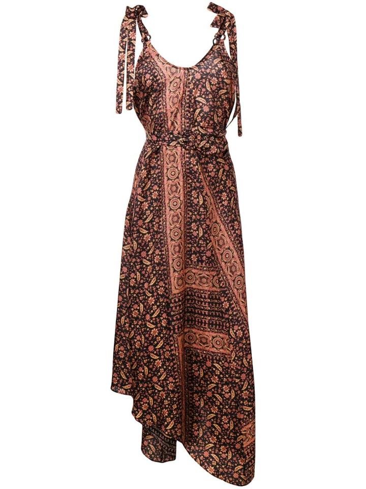Zimmermann Long Printed Dress - Black