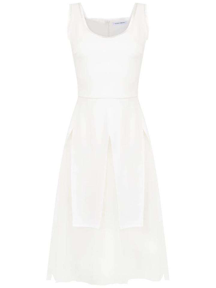 Gloria Coelho Mid Tulle Dress - White