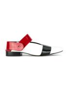 Gloria Coelho Leather Ballerinas - White