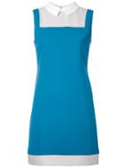 Loveless Colour Block Dress, Women's, Size: 34, Blue, Polyester