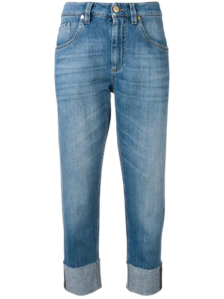 Brunello Cucinelli Classic Mum Jeans - Blue