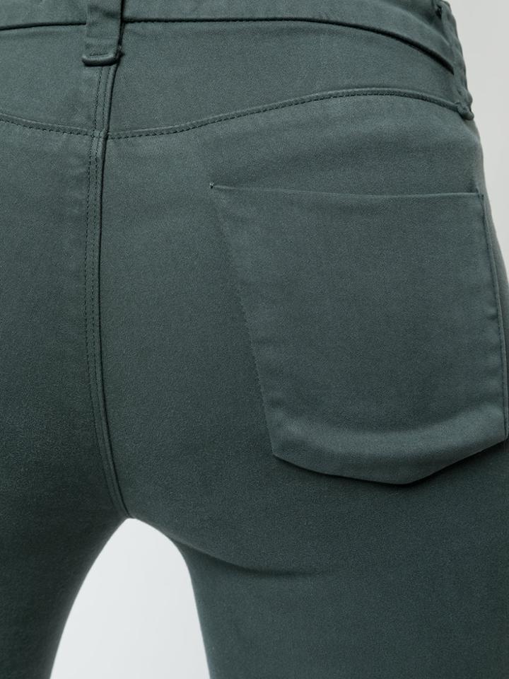 J Brand Skinny Mid Rise Jeans - Green