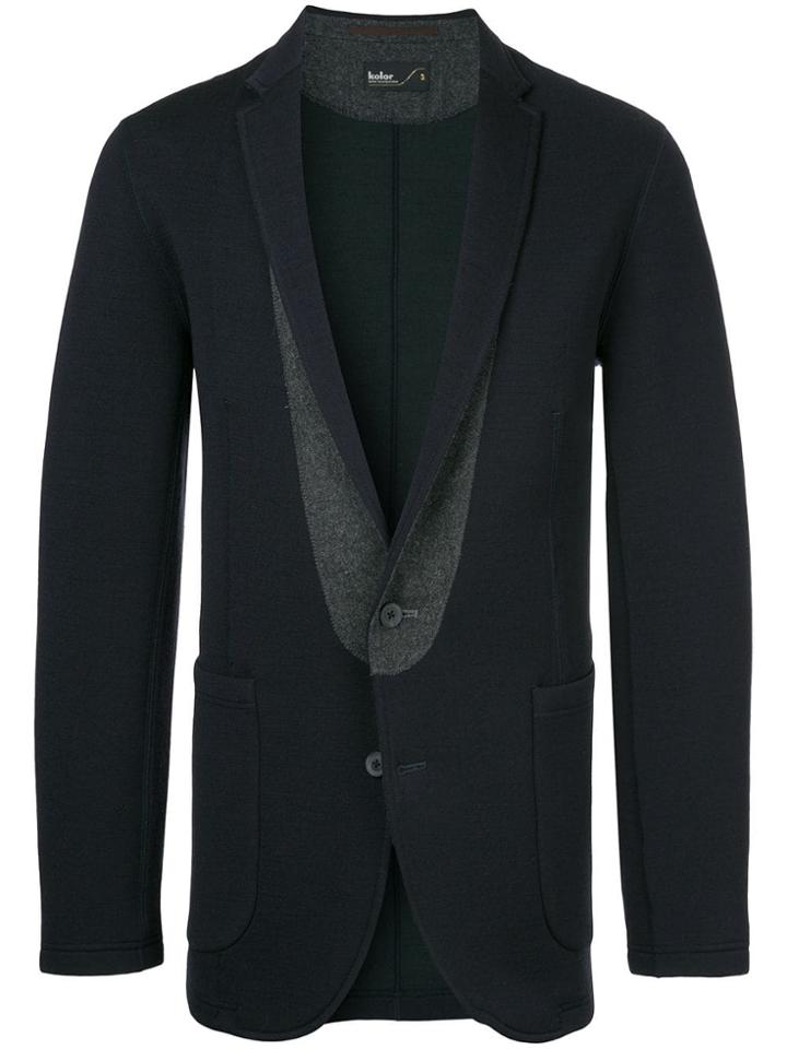 Kolor Single Breasted Blazer - Blue
