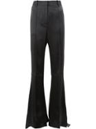 Vera Wang Flared Tailored Trousers - Black