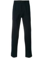Emporio Armani Straight Leg Trousers - Blue