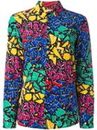 Saint Laurent 'paris' 80s Graffiti Shirt