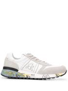 White Premiata Low Top Trainers