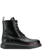 Alexander Mcqueen Oversized Ankle Boots - Black