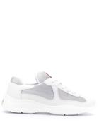 Prada Mesh Panelled Sneakers - White