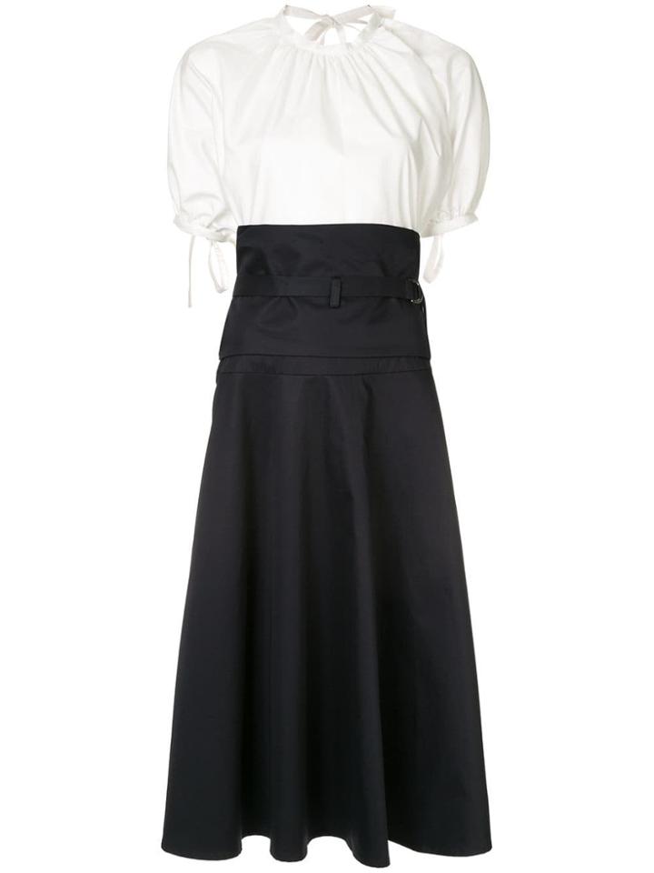 Eudon Choi Two-tone Dress - White