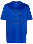 Lanvin L Print T-shirt - Blue