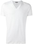 Dsquared2 Basic V-neck T-shirt, Men's, Size: Small, White, Cotton/spandex/elastane
