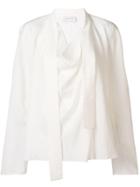 Lemaire Pussy Bow Blouse - White