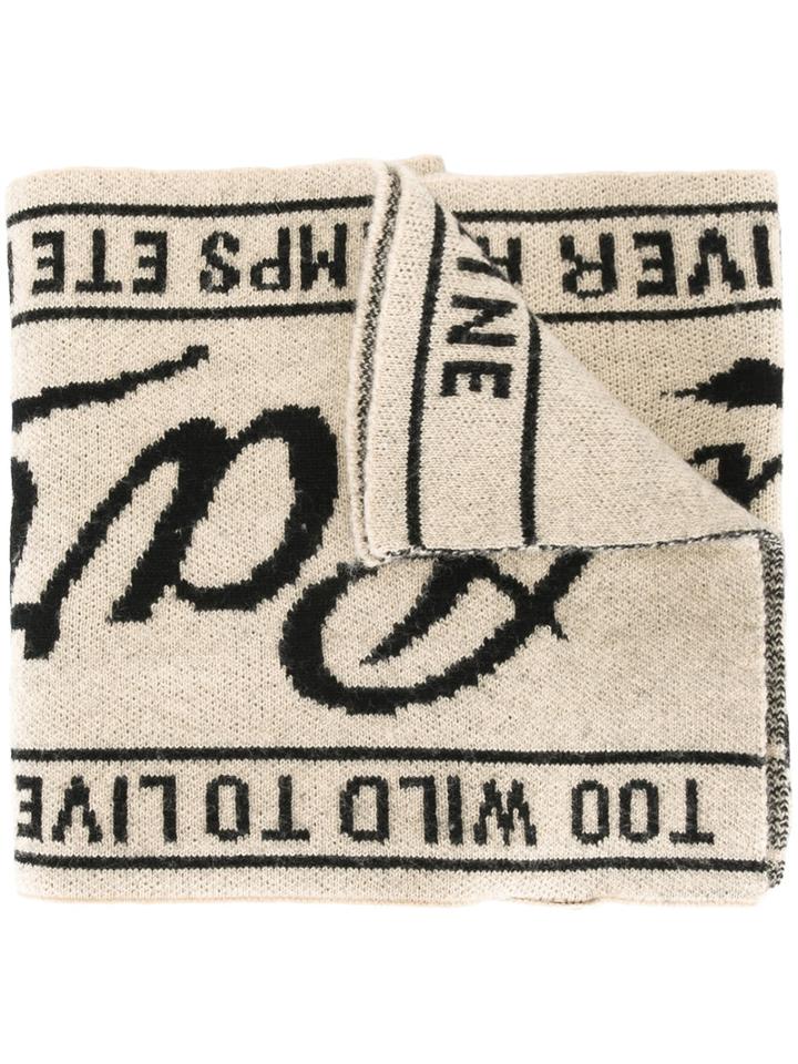 Jean Paul Gaultier Vintage Paris Scarf, Adult Unisex, Nude/neutrals