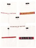Yang Li Promise Of Water 5x T-shirts - White