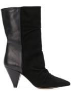 Marc Ellis Pointed Ankle Boots - Black