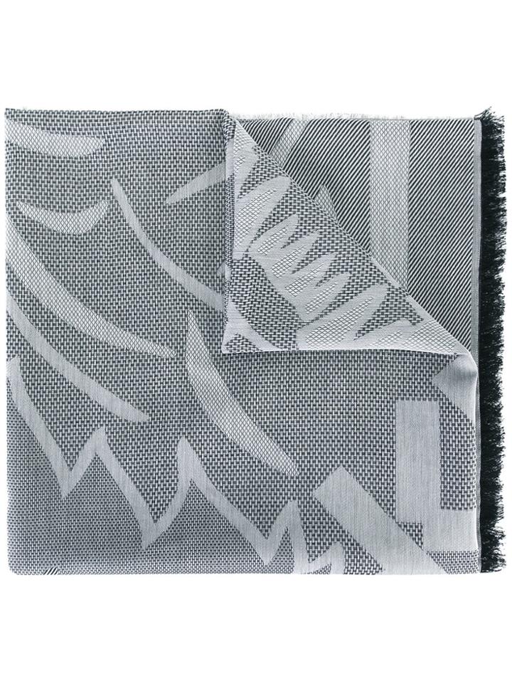 Kenzo Printed Scarf - Black
