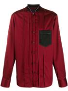 Lanvin Bomber Collar Shirt - Red