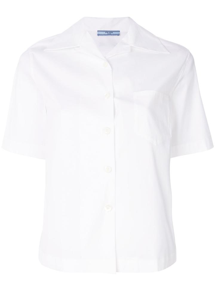 Prada Short Sleeved Shirt - White