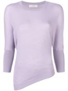 Pringle Of Scotland Off Gauge Cashmere Dress - Pink & Purple