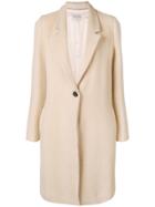 Forte Forte Single Breasted Coat - Neutrals
