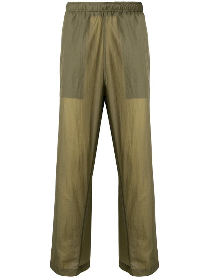 Our Legacy Straight-leg Track Trousers - Green