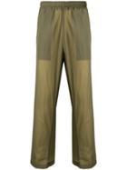 Our Legacy Straight-leg Track Trousers - Green