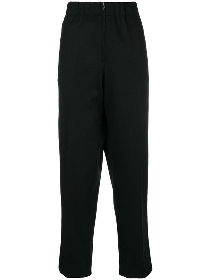 Forte Forte Front Zipped Trousers - Black