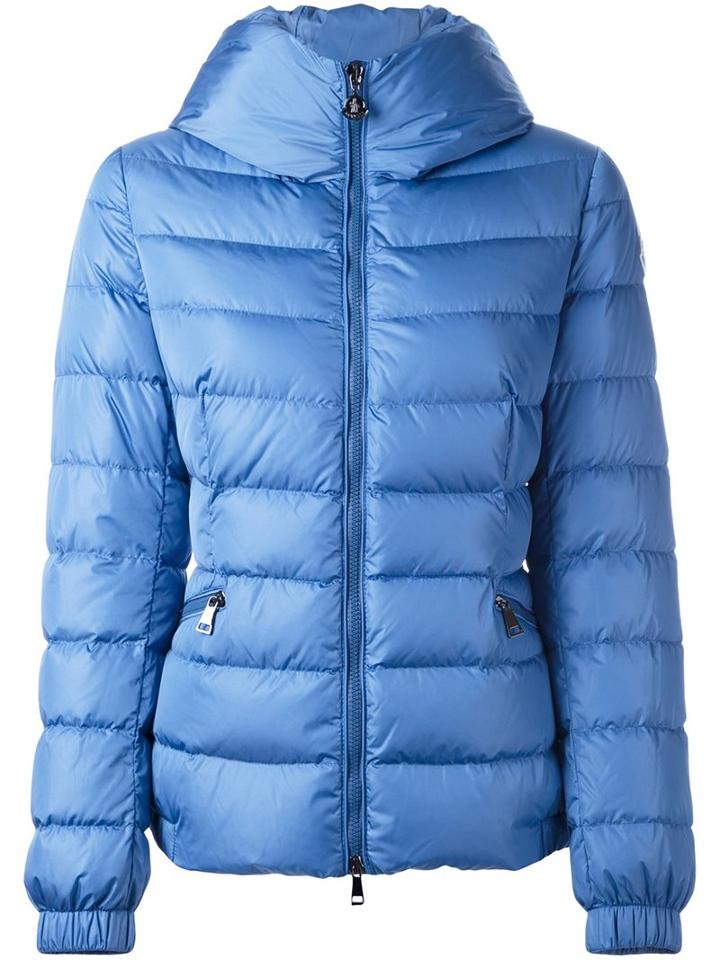 Moncler 'artemis' Jacket, Women's, Size: 1, Blue, Polyamide/feather/goose Down