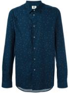 Ps By Paul Smith Allover Dots Print Shirt, Men's, Size: Large, Blue, Cotton
