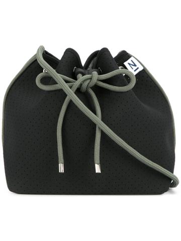 Nimble Activewear Drawstring Bucket Bag - Black