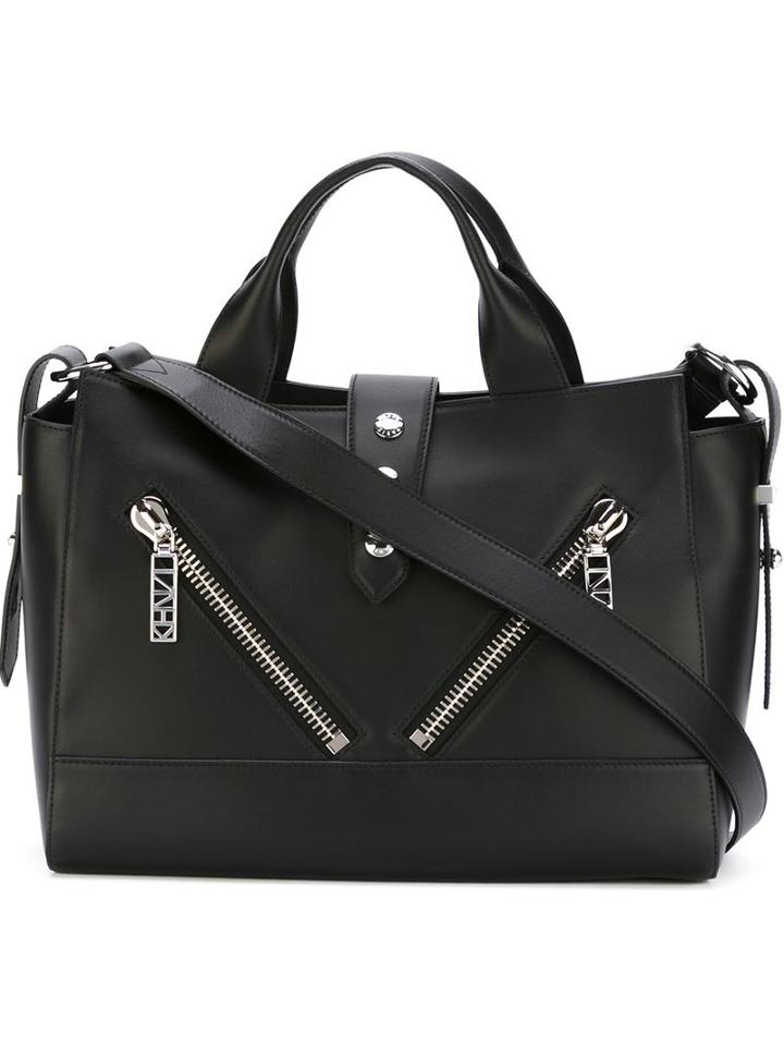 Kenzo Kalifornia Tote, Women's, Black, Leather
