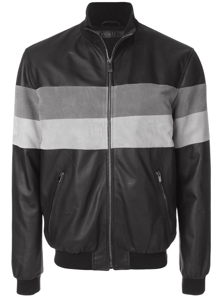 Drome Striped Jacket - Black