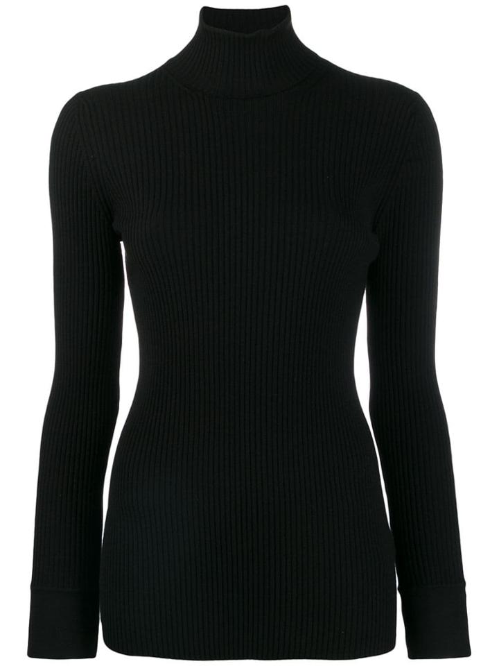 Agnona Turtle Neck Jumper - Black