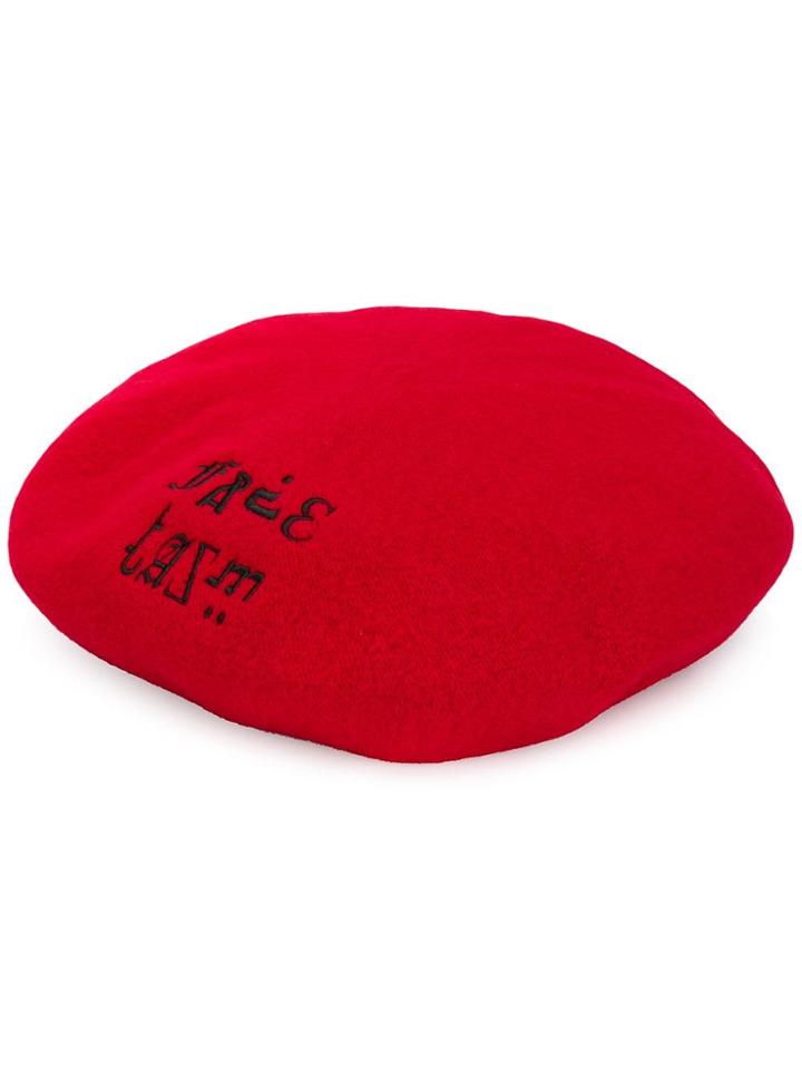 Facetasm Embroidered Beret