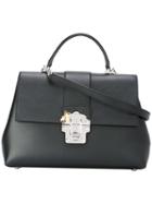 Dolce & Gabbana - 'lucia' Tote - Women - Calf Leather - One Size, Black, Calf Leather