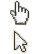 Anya Hindmarch 'cursor' Stickers - Metallic